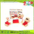 Mobiliário de casa de mini boneca brinquedos de madeira mobiliário de casa de boneca casa de boneca brinquedos de móveis de casa